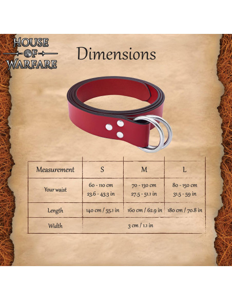 Cinto medieval século XII-XV com...