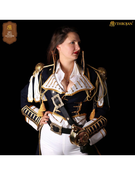 Cinto medieval renascentista, couro...