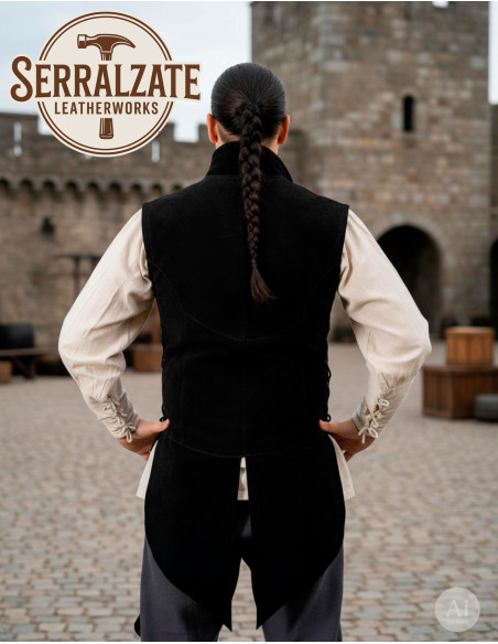 Colete medieval ajustável Arturo em...