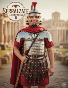 Cingulamento Romano Militar em Couro Castanho Escuro 2