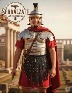 Cinto legionário romano de couro, preto 2