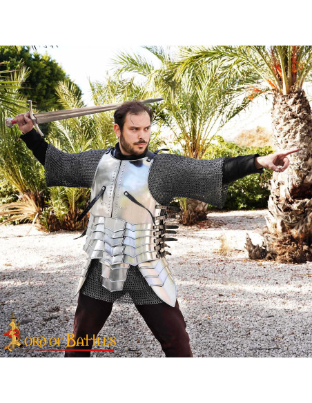 Cuirass medieval em aço modelo...