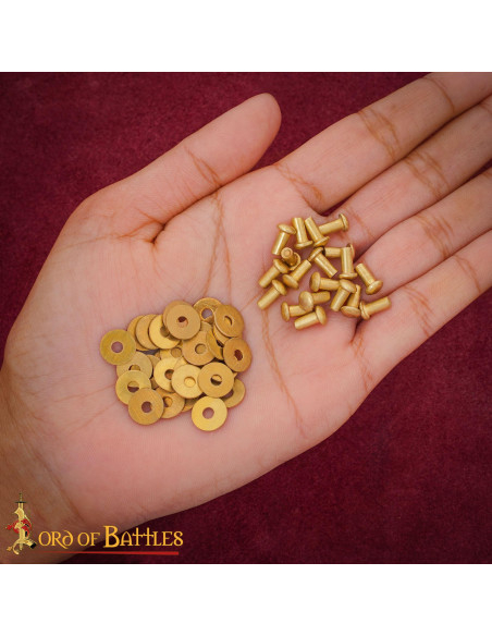 Conjunto de 50 rebites de cabeça de...