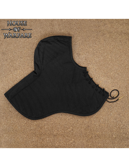 Gugel medieval acolchoado em algodão,...