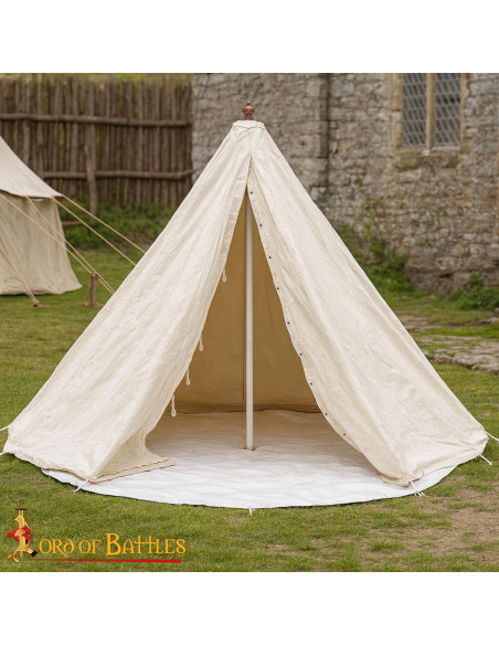 Tenda cónica medieval resistente em...