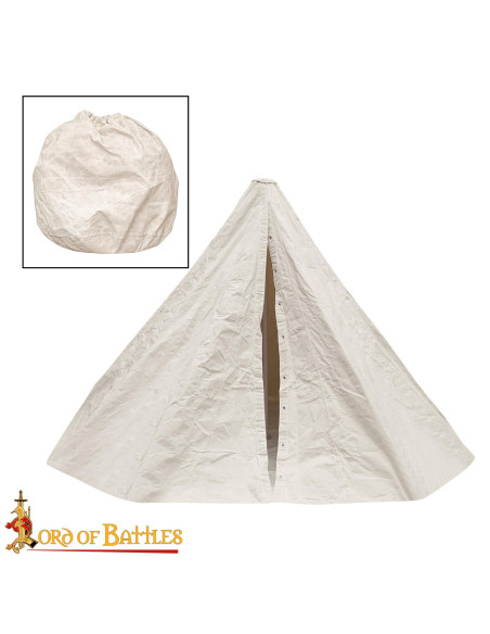 Tenda cónica medieval resistente em...