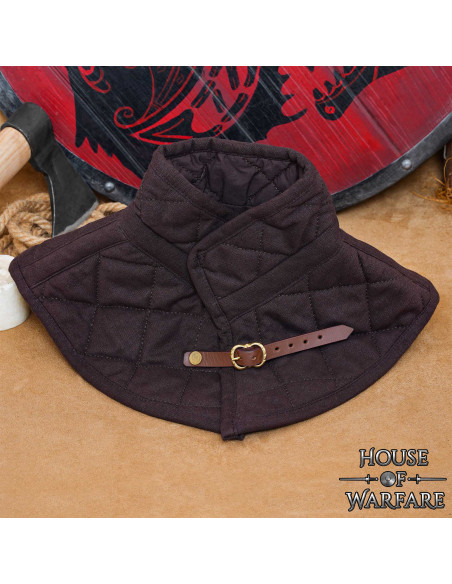 Gorjal medieval acolchoado com...