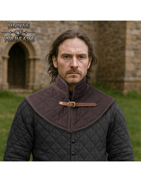 Gorjal medieval acolchoado com...