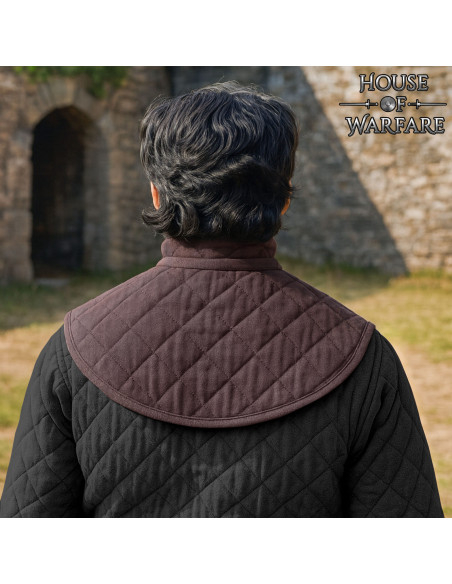 Gorjal medieval acolchoado com...