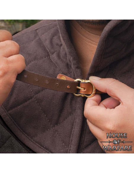 Gorjal medieval acolchoado com...