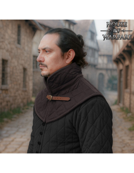 Gorjal medieval acolchoado com...