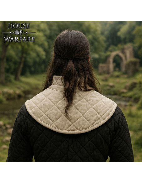 Gorjal medieval acolchoado com...