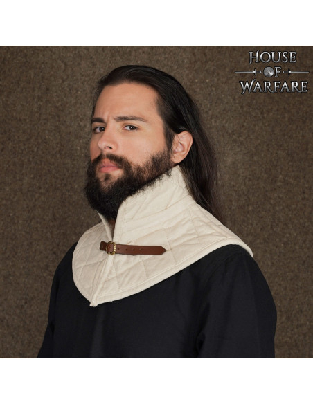 Gorjal medieval acolchoado com...