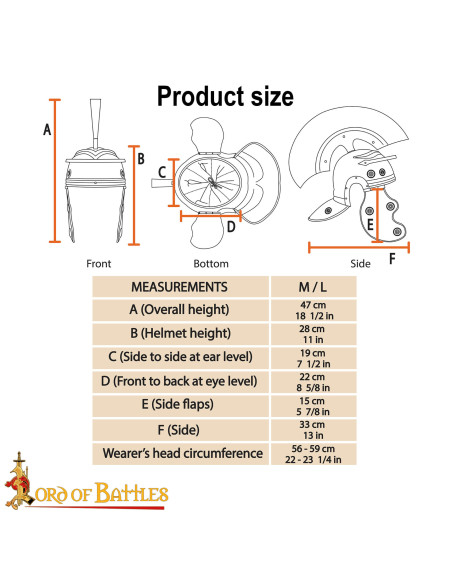 Capacete de Centurião Romano com...