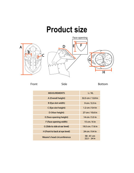 Bacinete medieval com viseira...