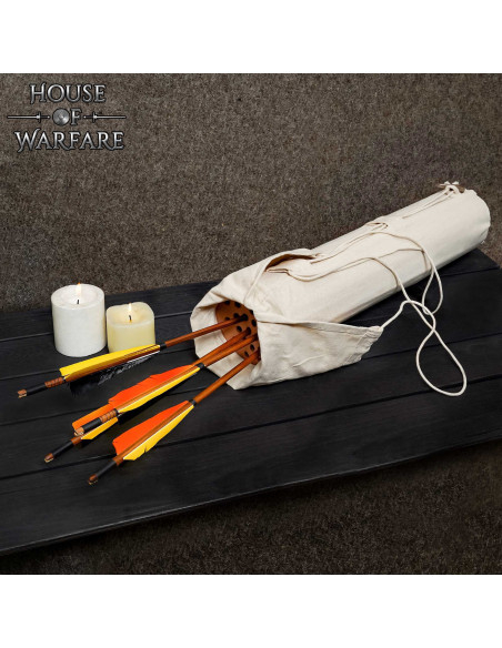 Alcance medieval artesanal de lona...