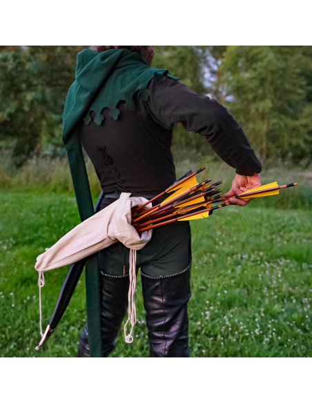 Alcance medieval artesanal de lona...