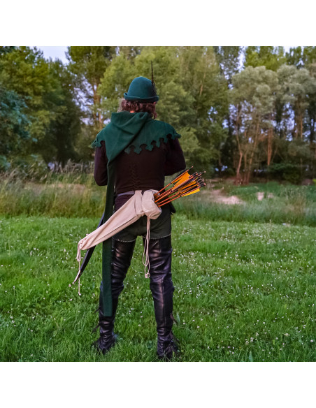 Alcance medieval artesanal de lona...