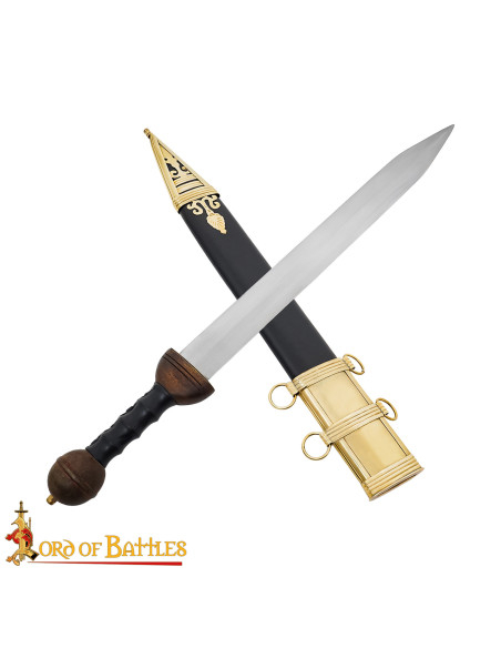 Gladius Romana decorativa detalhes em...