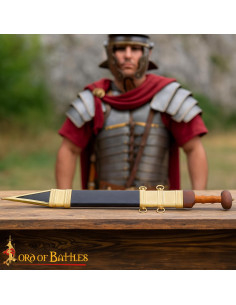 Gládio Romano Pompei decorativo forjado à mão, com bainha 2