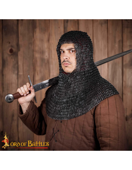 Carrasco de malha de aço escurecido,...