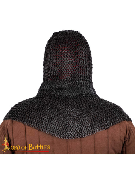 Carrasco de malha de aço escurecido,...