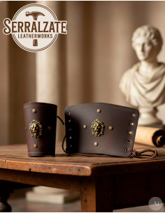 Braceletes Leão Legionario Romano, Marrons 2
