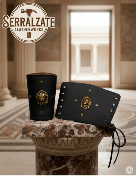 Braceletes Leão legionario romano,...