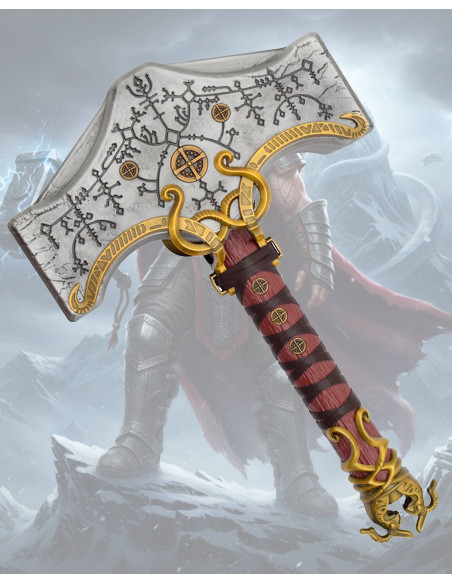 Martelo de Thor GoW Réplica fibra de...