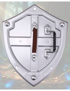 Escudo de Zelda Hylian réplica de metal 2