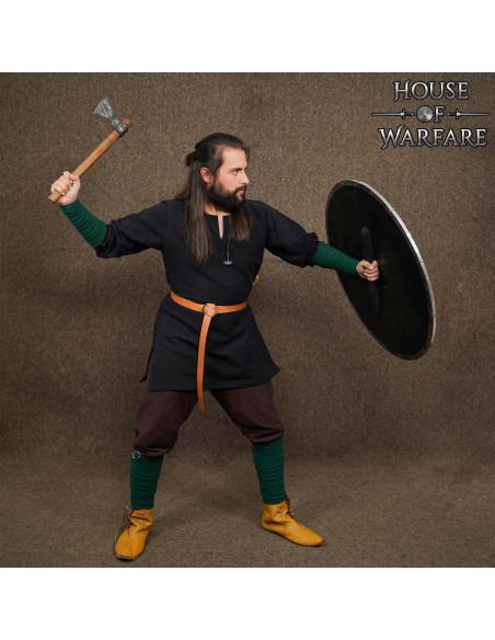 Winingas medievais em algodão verde,...