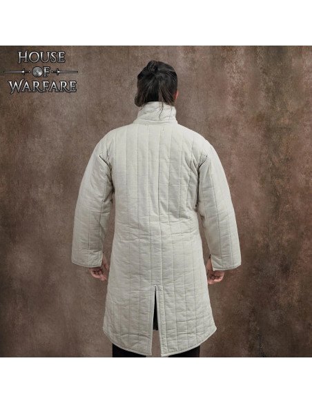 Gambesão medieval acolchoado com...