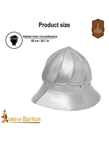 Capacete medieval Burgundiano século...