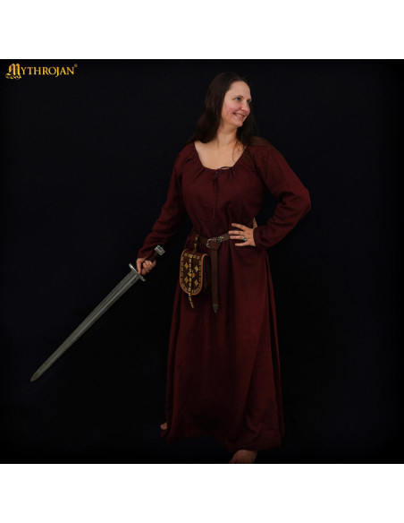 Vestido medieval longo modelo Maiden,...