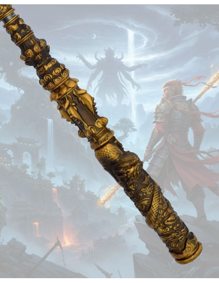 Cajado ornamental de Sun Wukong,...