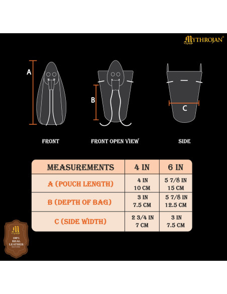 Bolsa de limosna de camurça com...