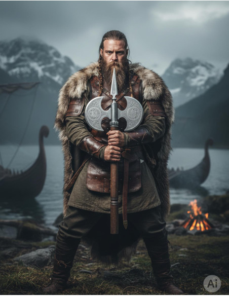 Machado rústico de lâmina dupla...