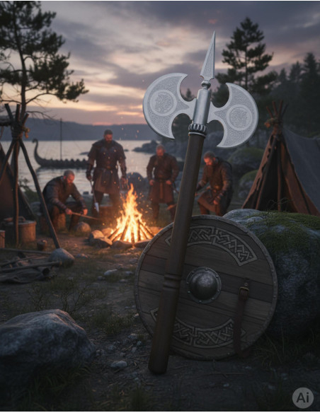 Machado rústico de lâmina dupla...