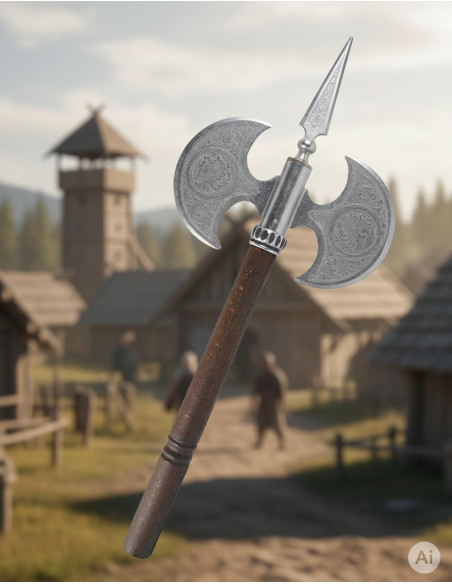 Machado rústico de lâmina dupla...