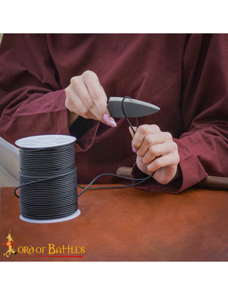 Bobina de cordão em couro genuíno...