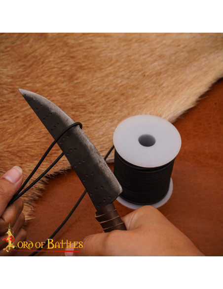 Bobina de cordão em couro genuíno, 25...