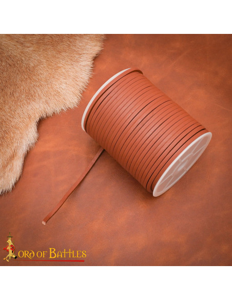 Bobina de cordão de couro genuíno...