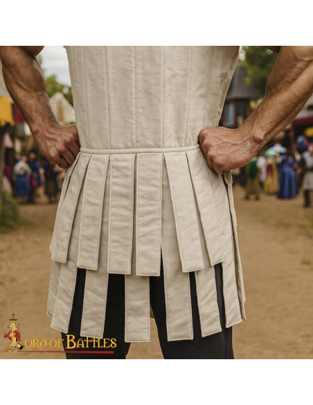 Colete romano acolchoado em algodão,...