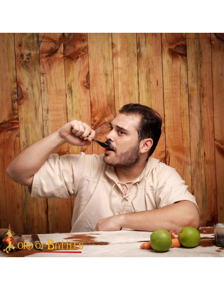 Conjunto 4 colheres medievais em...