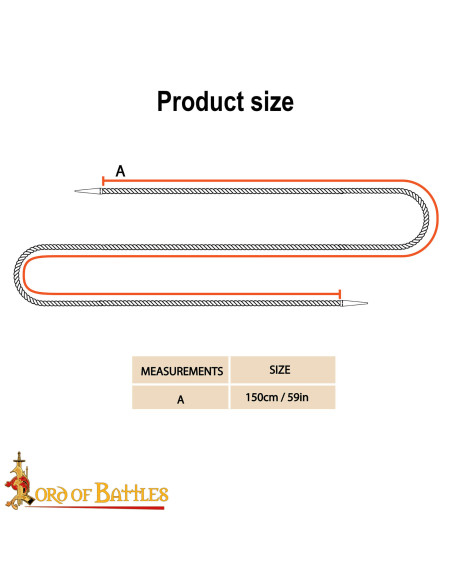 Conjunto de 5 cordões em algodão...