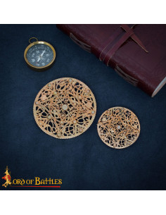 Broche vikingue de bronze, filigrana estilo nórdico 2