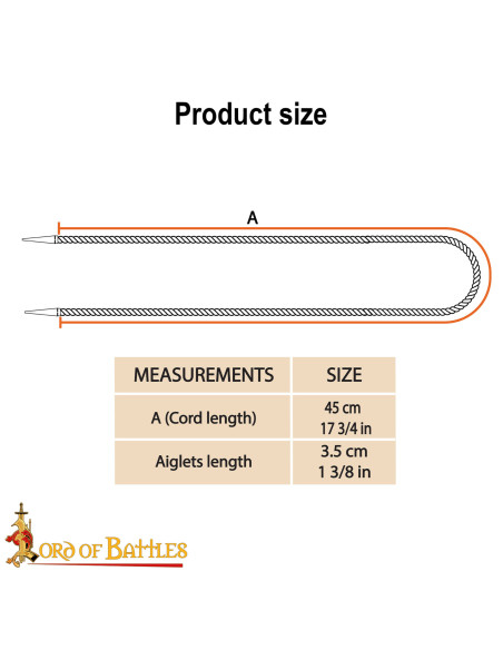 Conjunto de 5 cordéis medievais em...