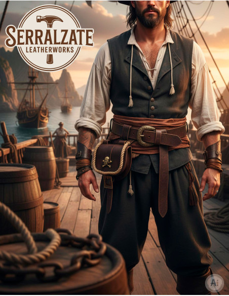 Bolsa de pirata com caveira para...