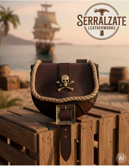 Bolsa de pirata com caveira para...