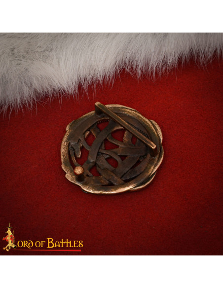 Fivela vikinga de serpente para...